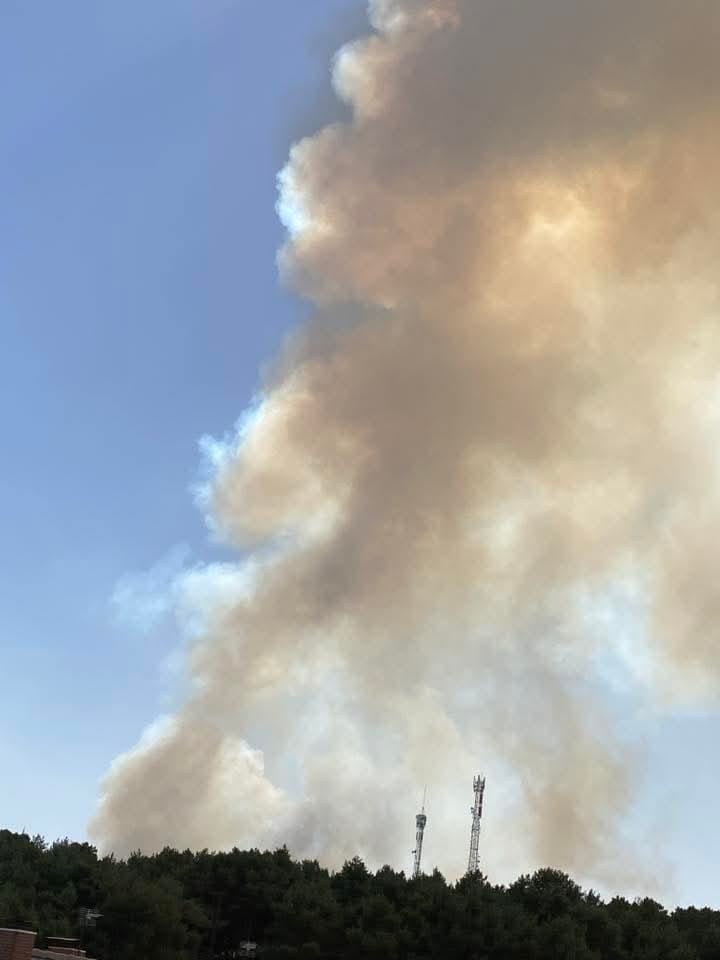 🔥 El incendio de #SanBartolomedePinares, en Ávila, ha obligado a cortar la circulación en el tramo entre Herradón la Cañada y Zarzalejo.

🚆 De momento se han visto afectados 6 trenes de media distancia.