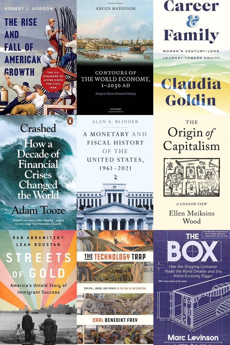 Some recommendations in economic history