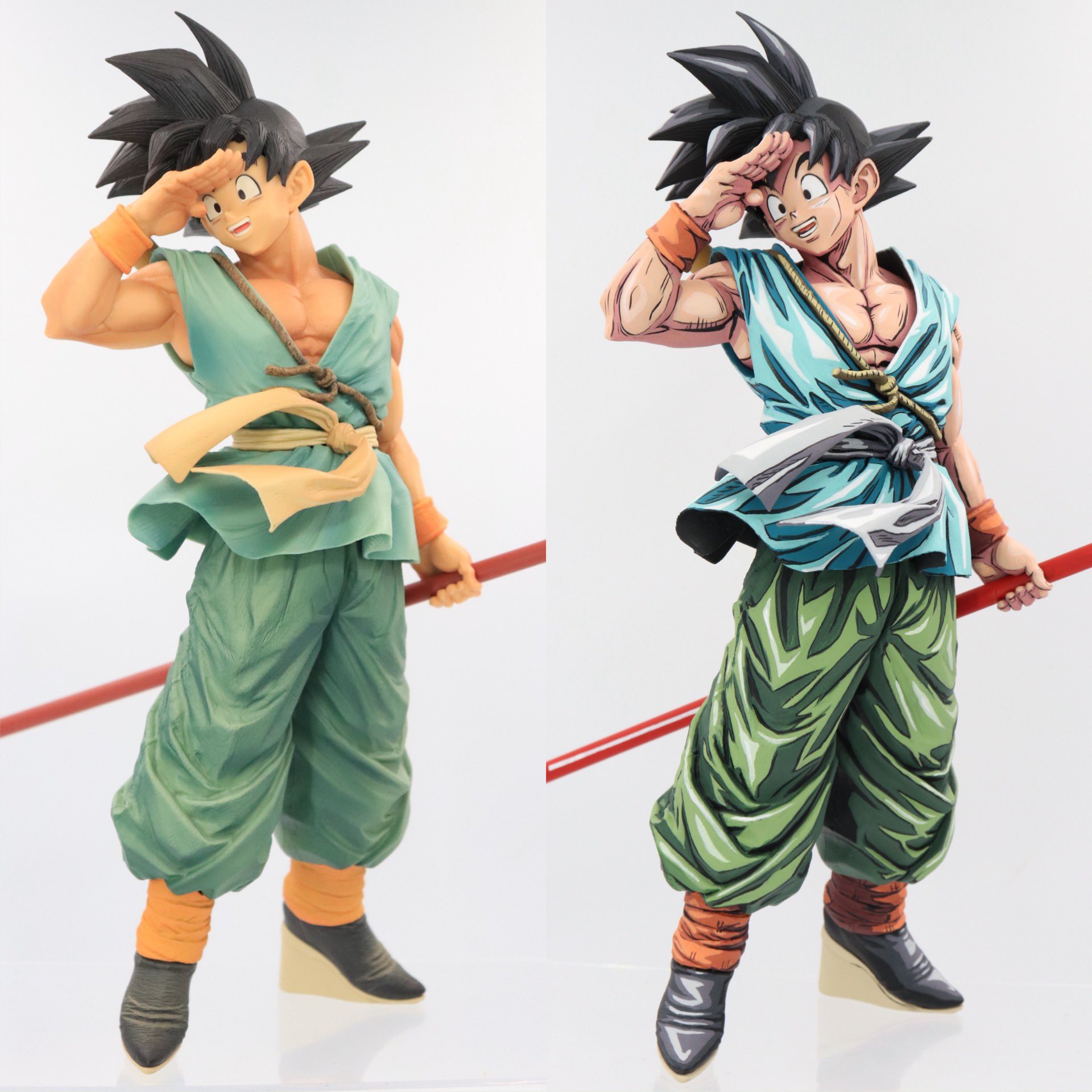バイバイ悟空　リペイント フィギュア ドラゴンボール 一番くじ 孫悟空 smsp リペイント GT