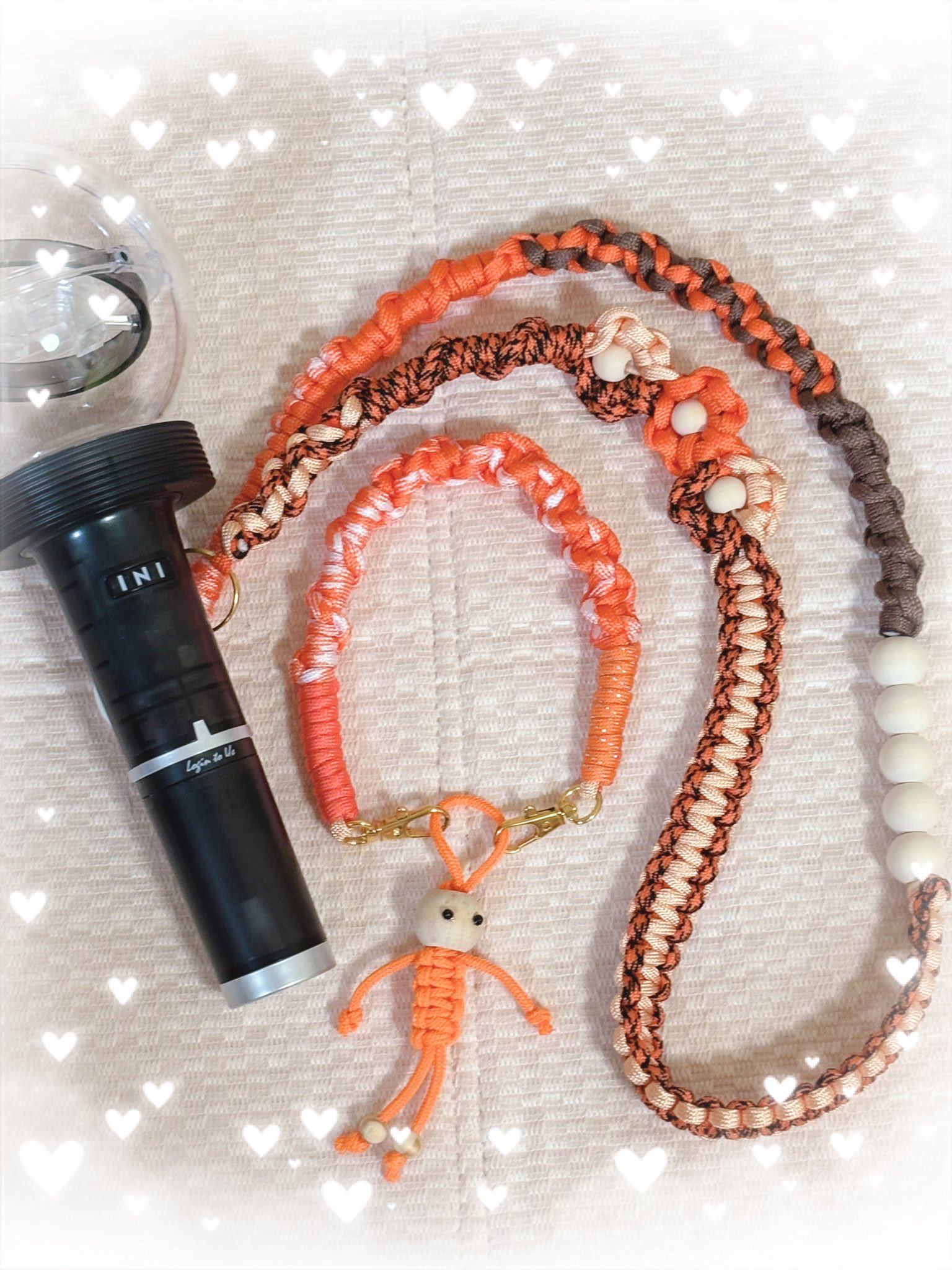 ゆきそら♡⑦③着ぐるみくまにゃん★サコッシュポーチ♡コヤンイサムチョン ハンドメイド❣️コヤンイサムチョン、❣️マスコットチャーム