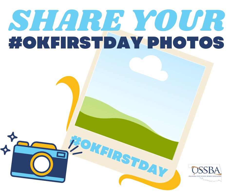School’s (almost) back in session, Oklahoma! OSSBA will be monitoring the #okfirstday hashtag to spread the back-to-school excitement and joy. Share your #okfirstday moments with us!