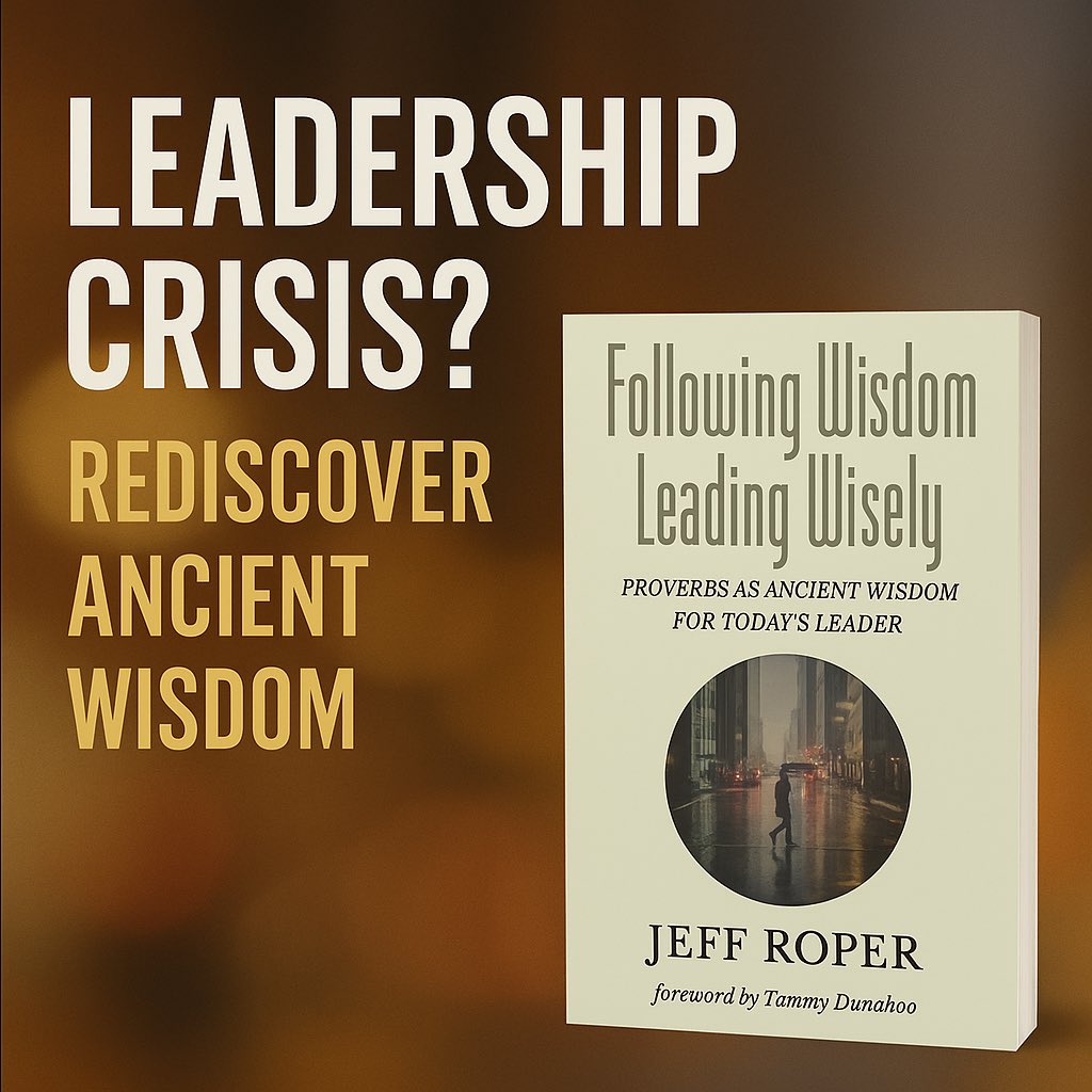 roperfmi's tweet photo. A global survey found religious leaders rank dead last in public trust.
The problem isn’t a lack of leaders. It’s a lack of wisdom.

Following Wisdom, Leading Wisely draws from Proverbs to shape leaders of courage, integrity, and wisdom.

https://t.co/kZPyB6LKFj https://t.co/sOyp1f5J5c