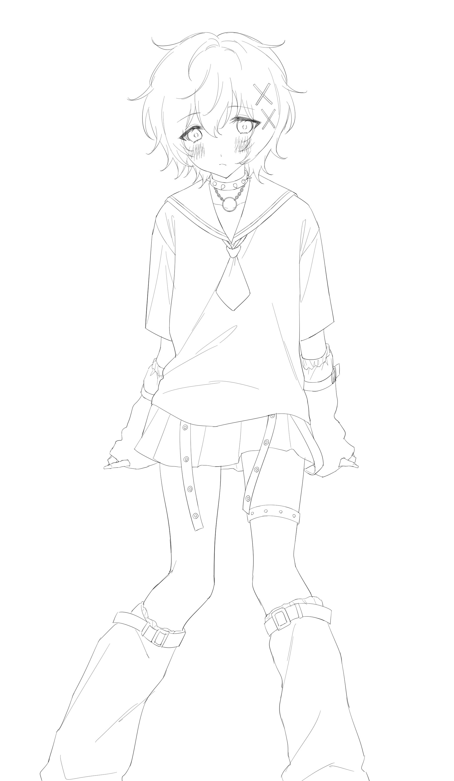 10年前に描いた絵です 薄っすら構想はあってそのうち描くかもしれないし描かないかも