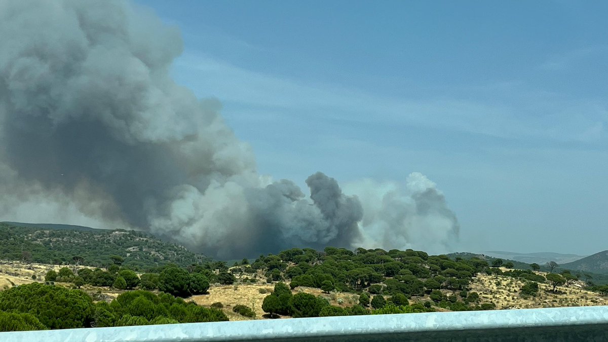 #IFSanBartoloméDePinares | Ávila. 

🕢 15:55h 📍AV-561.

📸 <a href="/nuri_incendios/">Nuri</a>
