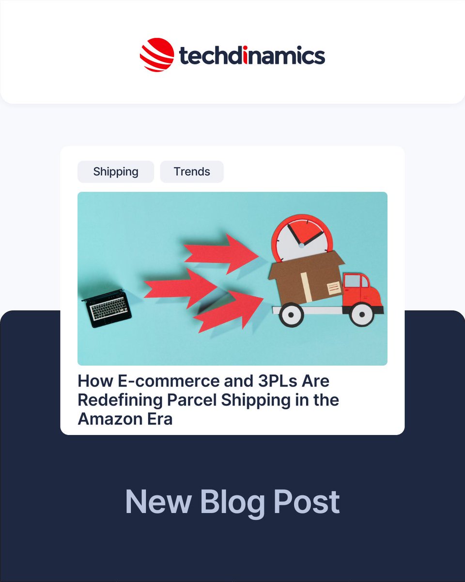 tech_ship's tweet image. 🚨 Parcel shipping isn&apos;t what it used to be—and that&apos;s a good thing.

👉 Click to read the full post and future-proof your shipping strategy: hubs.ly/Q03BMm8T0

#Techdinamics #EcommerceLogistics #3PLStrategy #ParcelShipping #SnapFulfilWebinar #SmartFulfillment