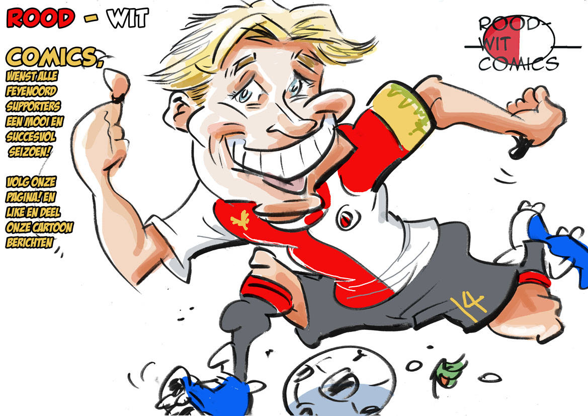 Rood- Wit Comics, wenst alle feyenoord supporters een mooi en succesvol seizoen!