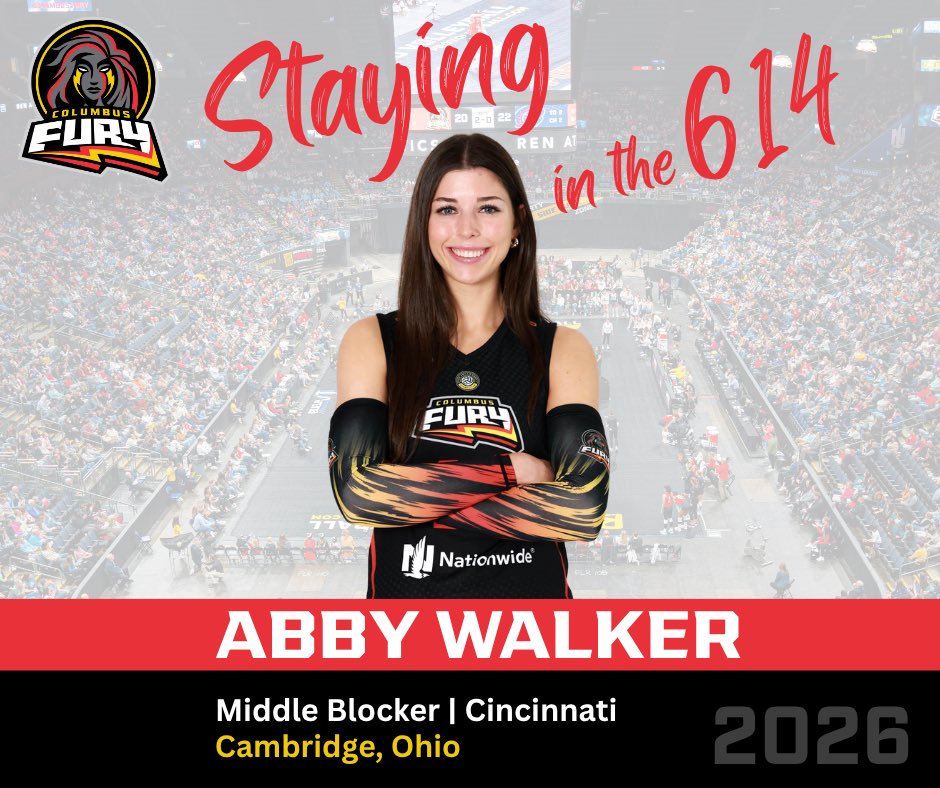 Columbus Fury (@columbusfury) on Twitter photo FIRST 2026 PLAYER SIGNED!
๐ฅin the middle!
WELCOME BACK TO THE 614 <a href="/abigaillwalkerr/">Abigail Walker</a> !
#ColumbusFury #UnleashtheFury
#OhioSupportsWomensSports FIRST 2026 PLAYER SIGNED!
๐ฅin the middle!
WELCOME BACK TO THE 614 <a href="/abigaillwalkerr/">Abigail Walker</a> !
#ColumbusFury #UnleashtheFury
#OhioSupportsWomensSports