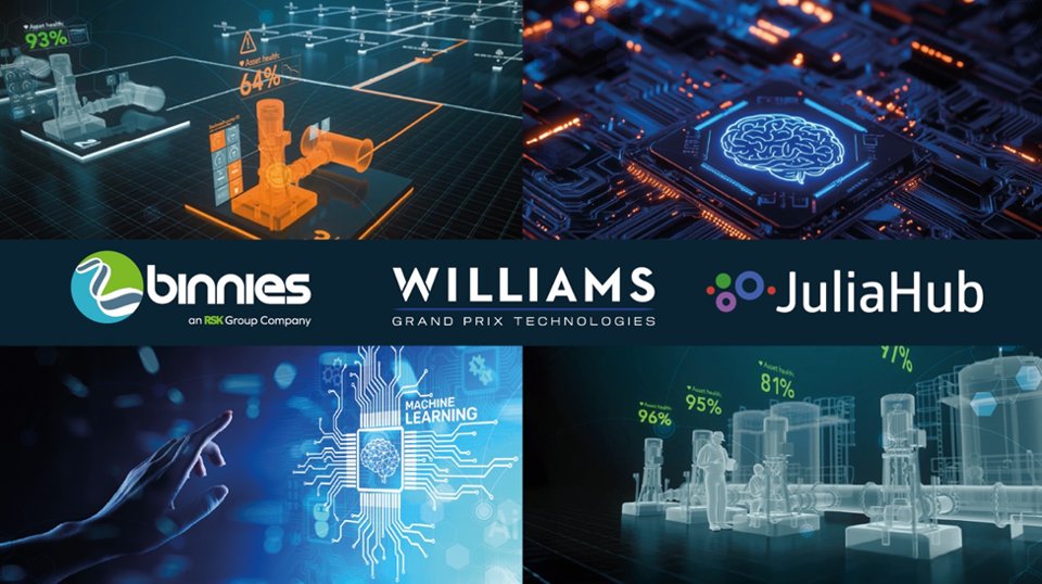 JuliaHub is proud to partner with Binnies and Williams Grand Prix Technologies to bring scientific machine learning (SciML) to the UK water sector for the first time.
This collaboration combines high-performance engineering, deep water sector expertise, and #AI built for