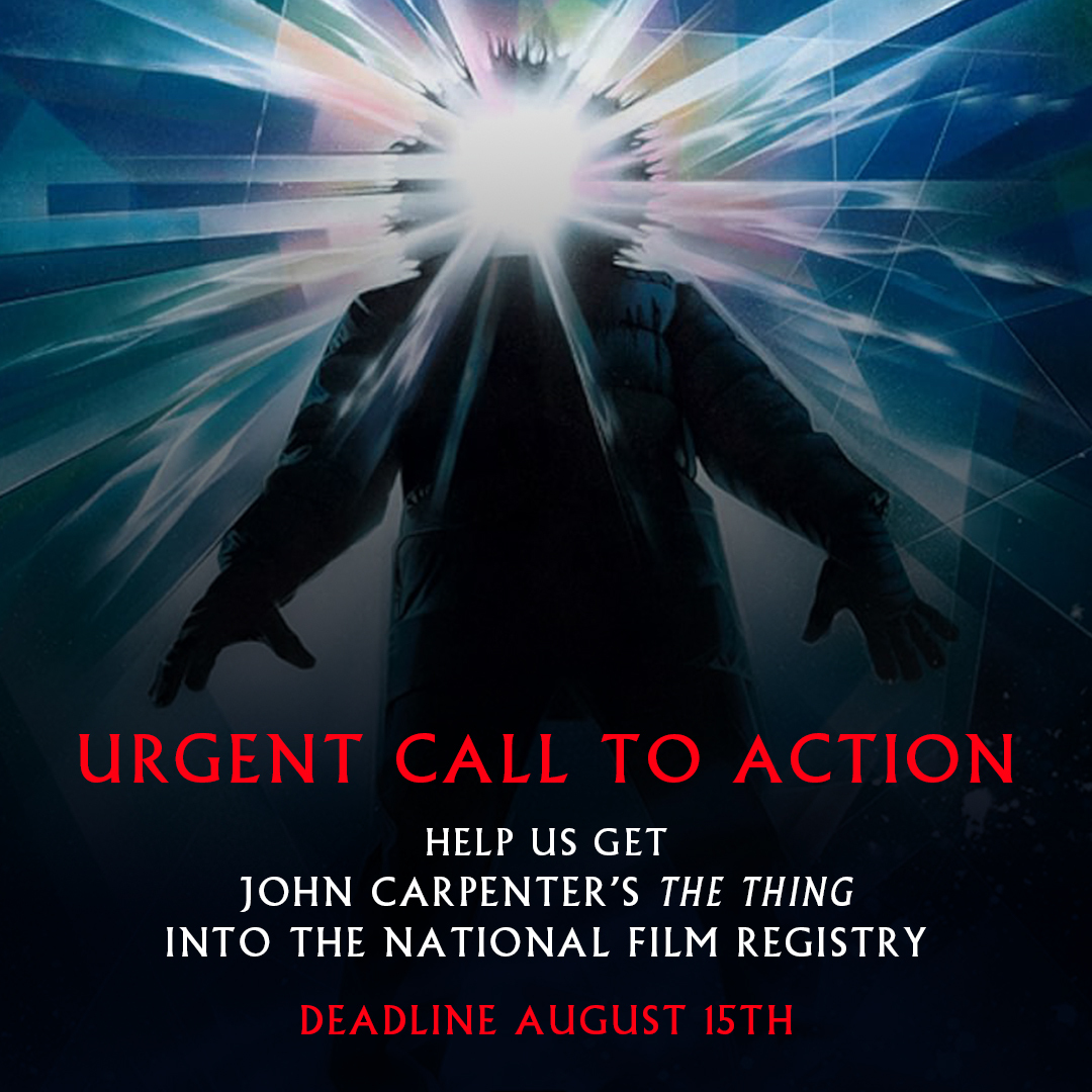 thingexpanded's tweet image. @TheHorrorMaster's The Thing is long overdue for preservation in the National Film Registry. Make your voice heard at the link below. We can do this!!!

research.net/r/national-fim…