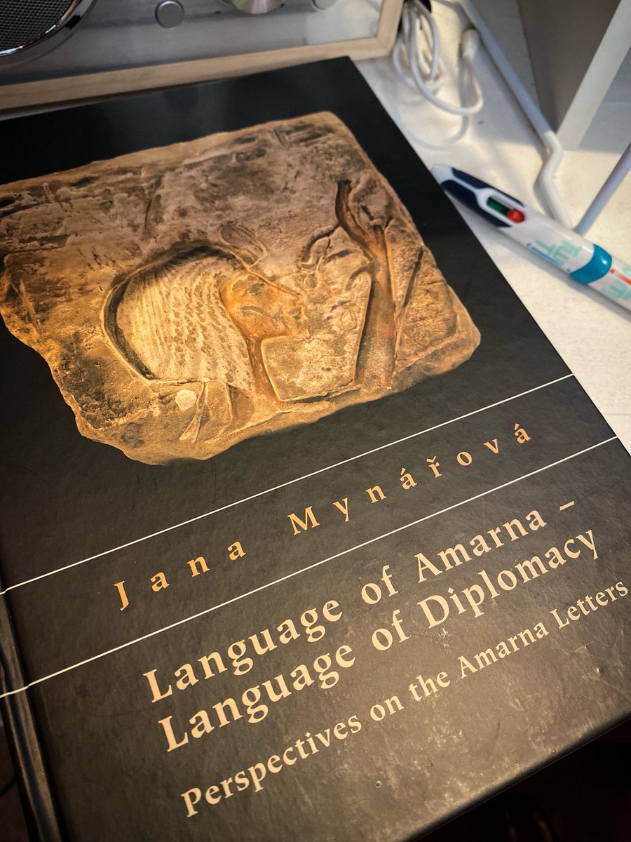 Excited to have obtained a physical copy! Such an excellent resource by Jana Mynářová <a href="/JanaMynarova/">Jana Mynářová</a> for anyone taking a deeper dive into the Amarna Letters #languageofamarna #languageofdiplomacy #amarnaletters #assyriology #egyptology #akkadian #peripheralakkadian