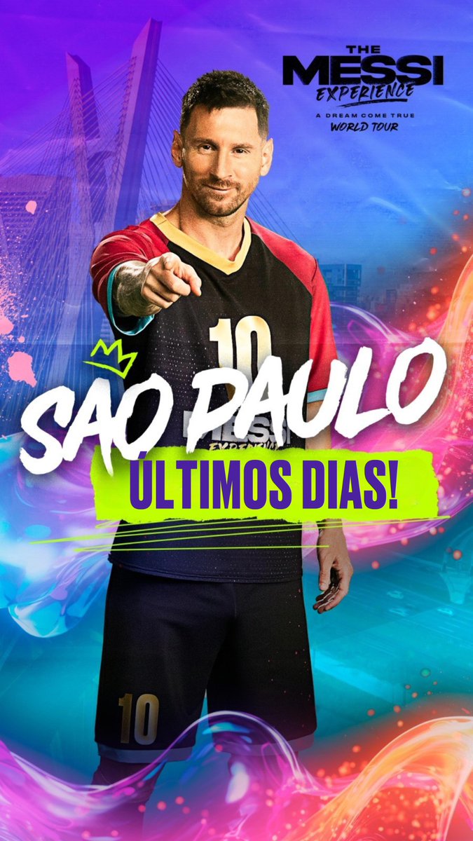 Últimos dias em São Paulo. Compre seus ingressos aqui: themessiexperience.com/sao-paulo/