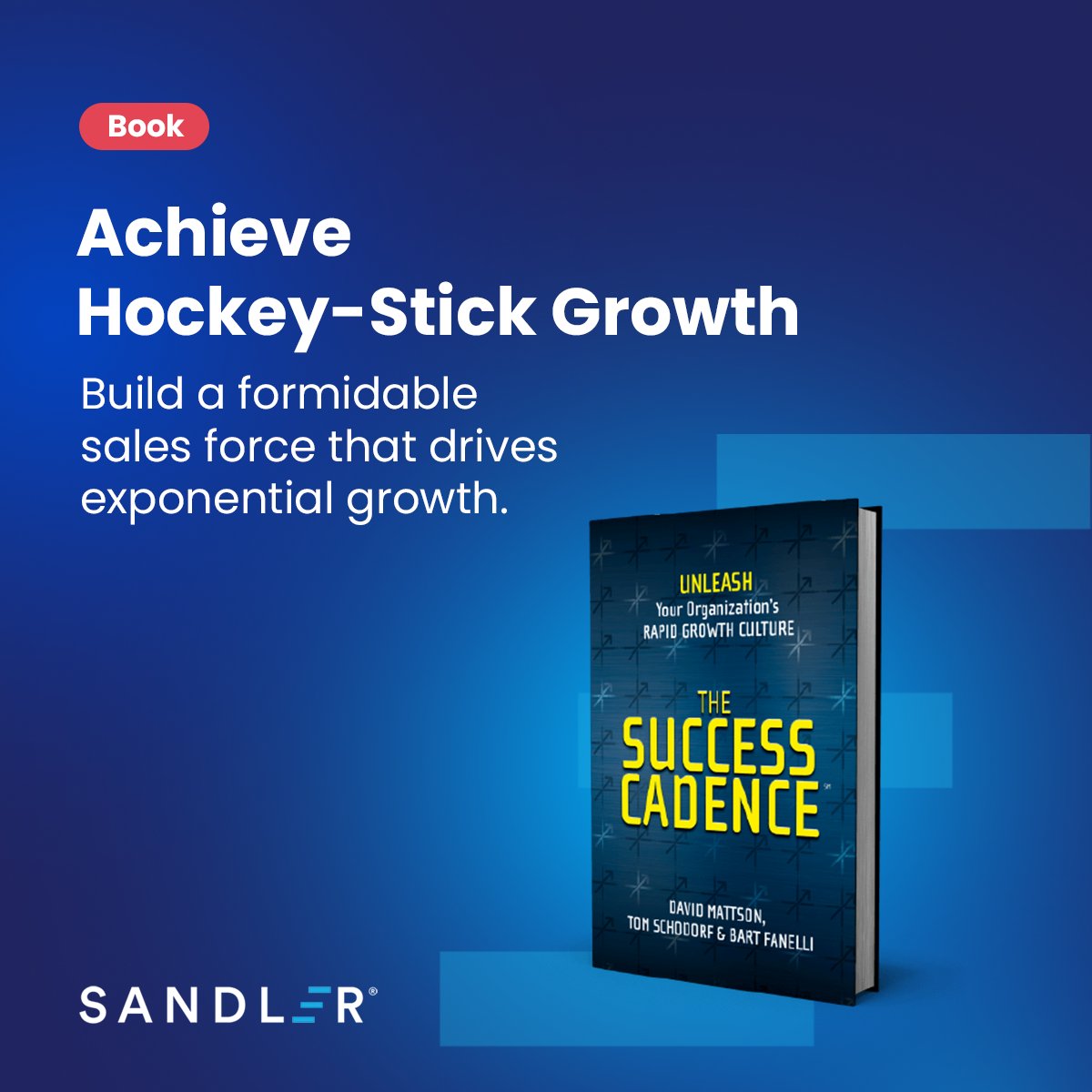 🏒 "Hockey Stick" growth: Myth or reality? Learn what stops many great sales leaders from achieving exponential sales growth, in "The Success Cadence" by David Mattson.

Learn more: [link]info.sandler.com/book-the-succe…

#SalesBook
