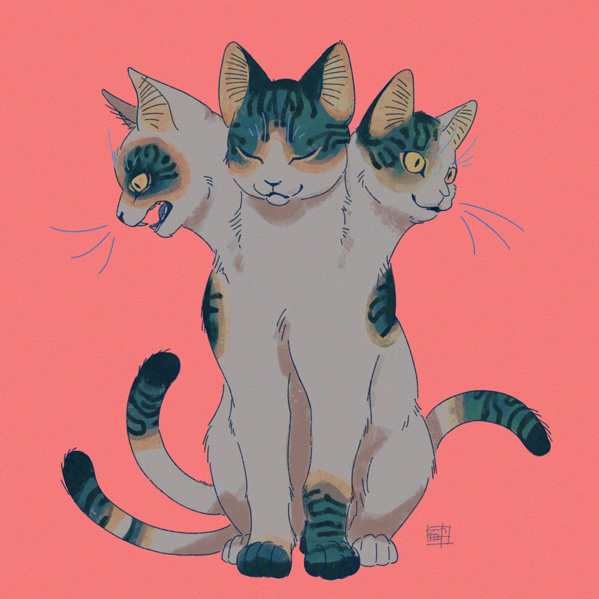 #InternationalCatDay Some kitties I drew this year :3c