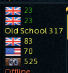 New #RuneScape visual #Bug due to the new Old School Worlds being added.
"Old School 317" is World 617.