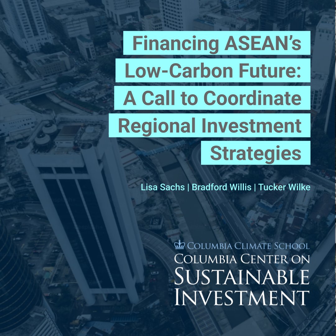Columbia Center on Sustainable Investment (CCSI) (@ccsi_columbia) on Twitter photo #ASEAN’s energy future depends on integration — but #financing remains the gap. Dive deeper into the recommendations on our blog: ccsi.columbia.edu/news/financi...
<a href="/columbiaclimate/">Columbia Climate School</a>
#ASEANDay #ASEAN’s energy future depends on integration — but #financing remains the gap. Dive deeper into the recommendations on our blog: ccsi.columbia.edu/news/financi...
<a href="/columbiaclimate/">Columbia Climate School</a>
#ASEANDay