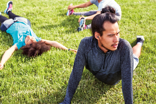 Stretching will help you as you become more active. It may help prevent injury and reduce muscle soreness and cramping. For more information, please visit k-p.li/3mvlBOY