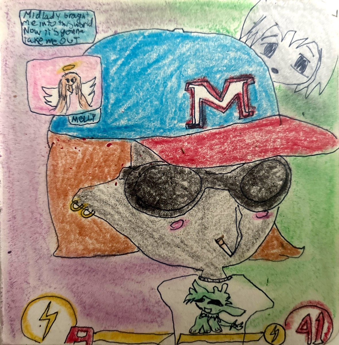 Day 75 of Midlady doodles 

75% doodles loaded…
I actually drew an iteration of this middy last year and used Procreate to color it in and random risqué images to it, if you remember it you’re a real one!

midlady
