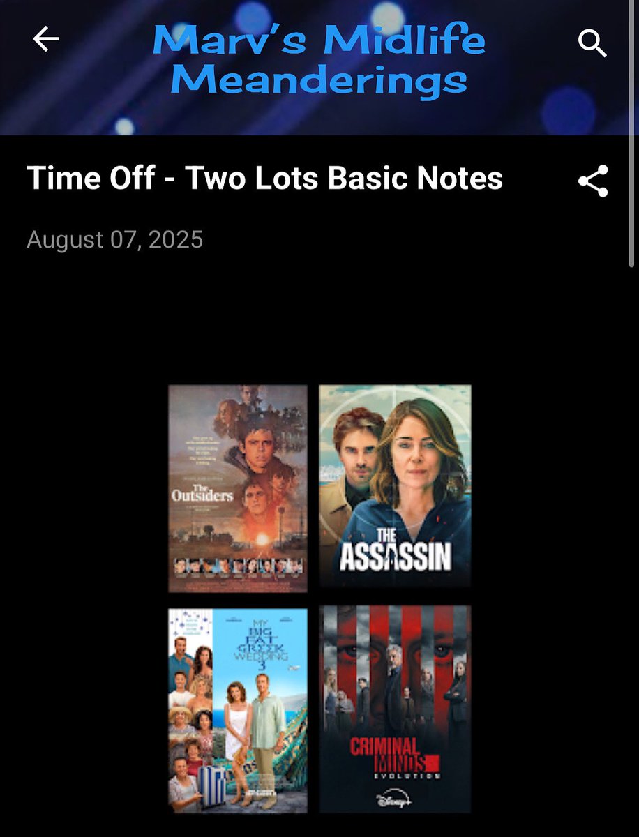 New #blogpost #blogging #blogger #marvsmidlifemeanderings marvsmidlifemeanderings.blogspot.com/2025/08/time-o…