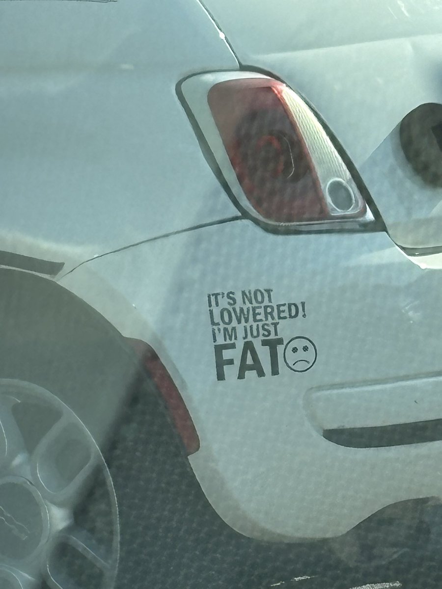 This bumper sticker just took me out