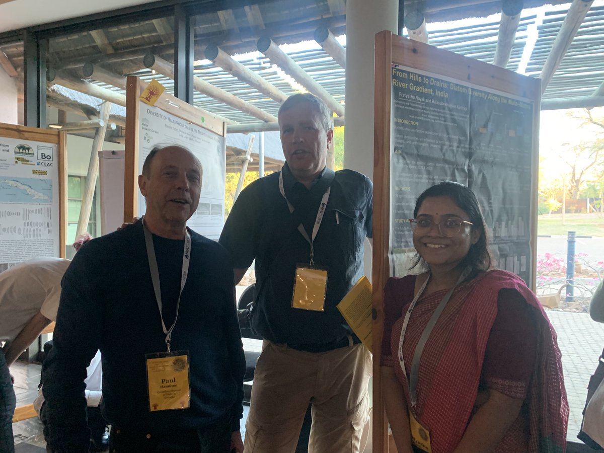 karthickbala's tweet image. From our lab, we presented four posters at the diatom conference, and @pratyashanayak won the Best Poster Award! 🎉👏 Proud moment for the team! #Diatoms