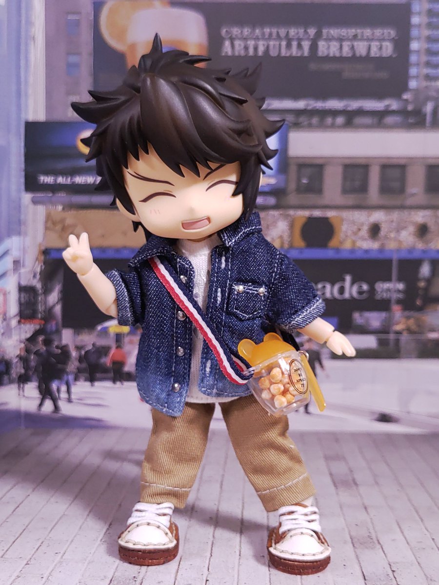 こっちは遊んできた帰りぽいの

むっちゃ……デニムが似合うよ……