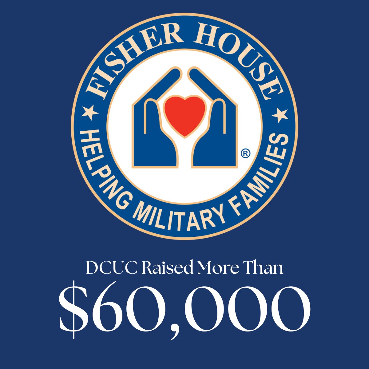 Defense Credit Union Council (@dcuc_hq) on Twitter photo At #DCUC2025 we set a new fundraising record! With more than $60,000 in donations to the <a href="/FisherHouseFdtn/">Fisher House</a>, we doubled our charitable giving from the previous year and brought in more money than any DCUC annual conference on record! At #DCUC2025 we set a new fundraising record! With more than $60,000 in donations to the <a href="/FisherHouseFdtn/">Fisher House</a>, we doubled our charitable giving from the previous year and brought in more money than any DCUC annual conference on record!