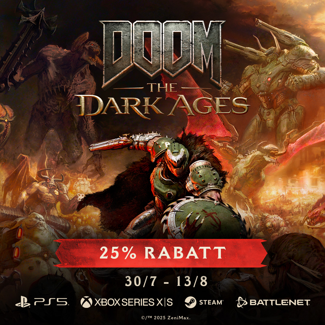 Zum ersten Mal überhaupt: 25 % Rabatt auf DOOM: The Dark Ages!
Nie war der Zeitpunkt besser, um standhaft im mittelalterlichen Krieg des Slayers gegen die Hölle zu kämpfen.

👉  doom.bethesda.net/de-DE/the-dark…
