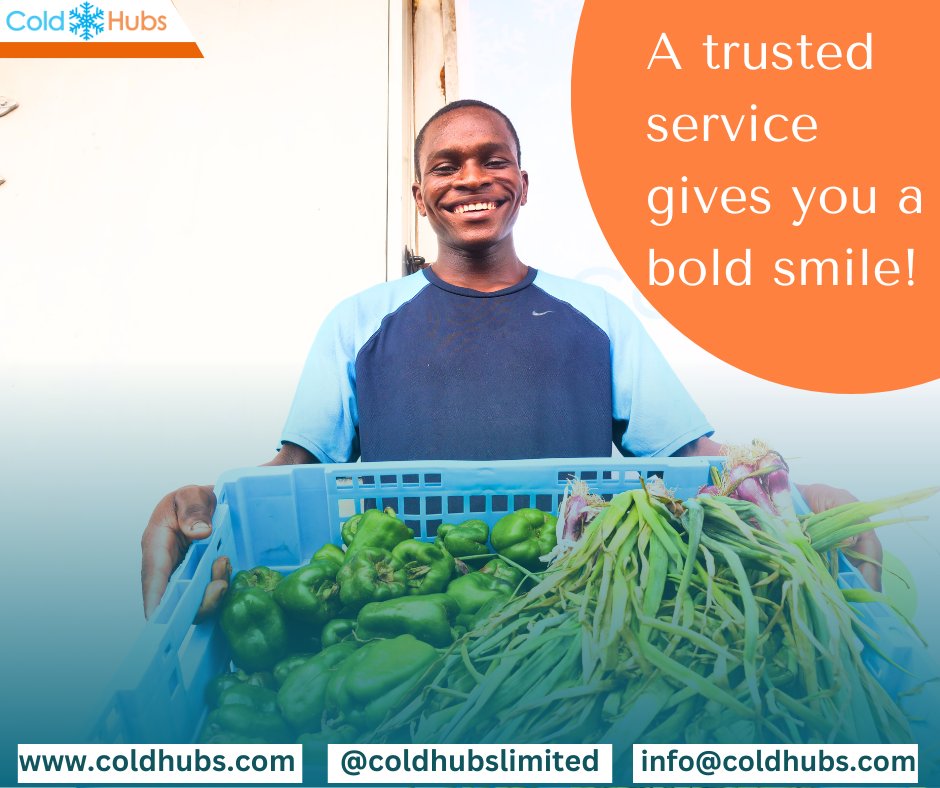 Trust and smile go in parallel, so we give you trust and smile as a service. 

#coldhubs #coldrooms #coldstorage