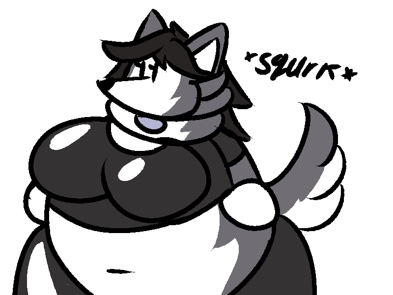 Tehtt123's tweet image. I drew my friend huskitale In the funny style, cause I wanna get better at trying to emulate the style, so enjoy this funny waff!