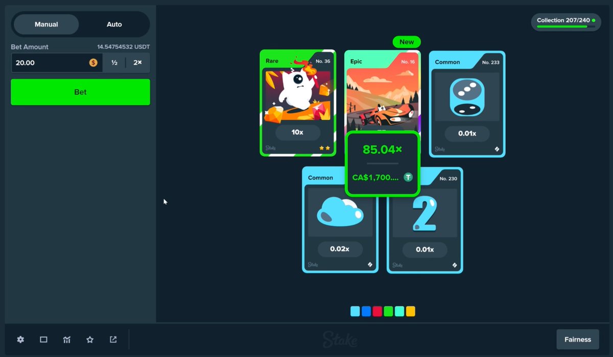 How do you guys like the new Stake original? 

Gotta catch them all! 207/240 😁