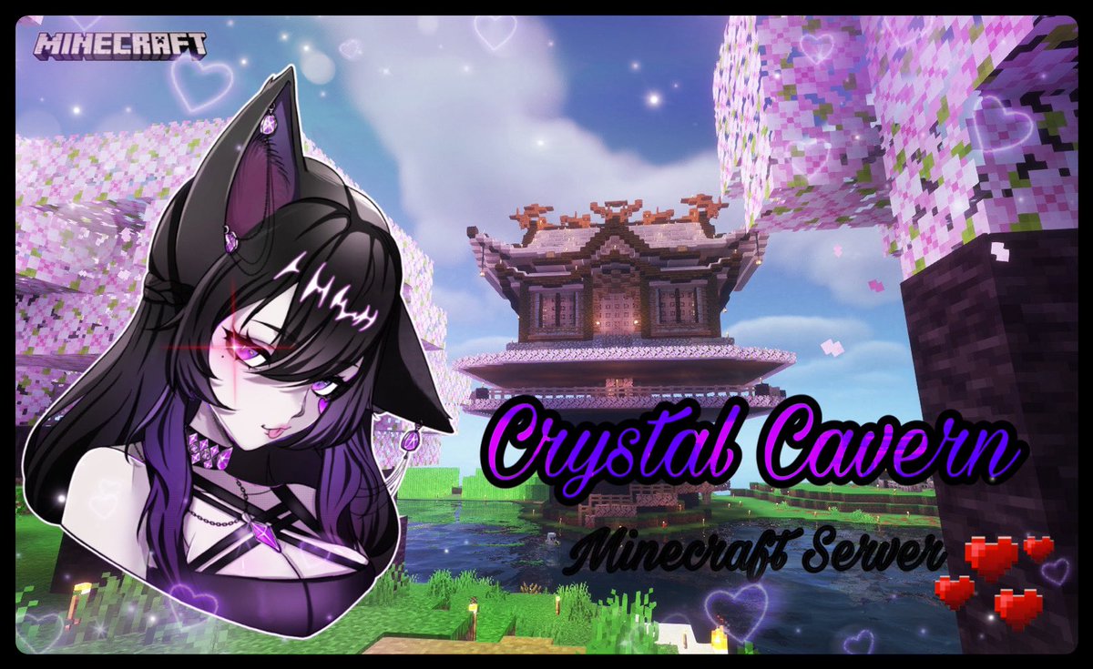 ♡︎💜Hi Guys!!!! I just wanted to officially announce that the Crystal Cavern now has its own Private Minecraft Server!💎༄

Where all my Moots and Friends hang out in Vanilla Minecraft to have some fun! We also have a new tag! Any moot who wants to join can dm me!!!

❥Tag: