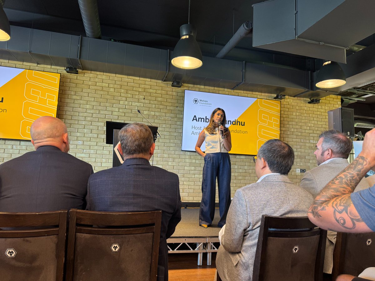 WolvesMayor's tweet image. Thank you to the @wwfcfoundation for inviting me to their Strategy Launch.

Fantastic to see the ambitious 5-year plan and what it could mean for thousands of Wolverhampton residents. Proud of the passion driving change in our city! 🐺💛 #WolvesFoundation #Wolverhampton