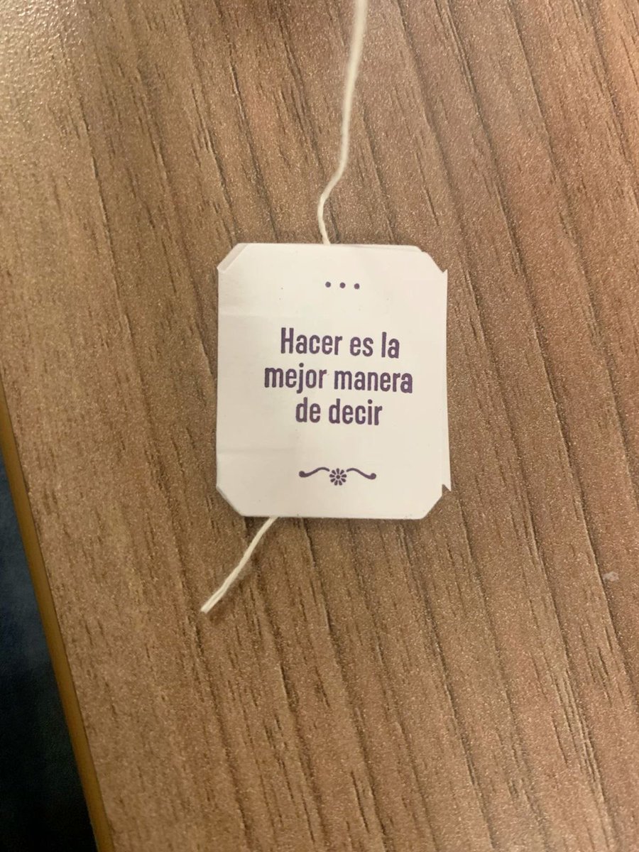 Las acciones hablan por sí solas