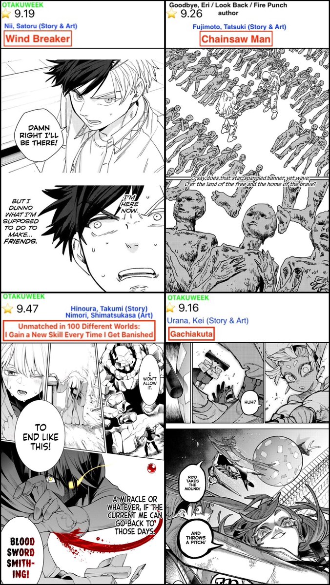 otakuweekoff's tweet image. OTAKUWEEK TUESDAY « MUST READ » PART 1

SOURCE : discord.gg/vbZrk64uH7 

#manga #RECOMMANDATION #jump