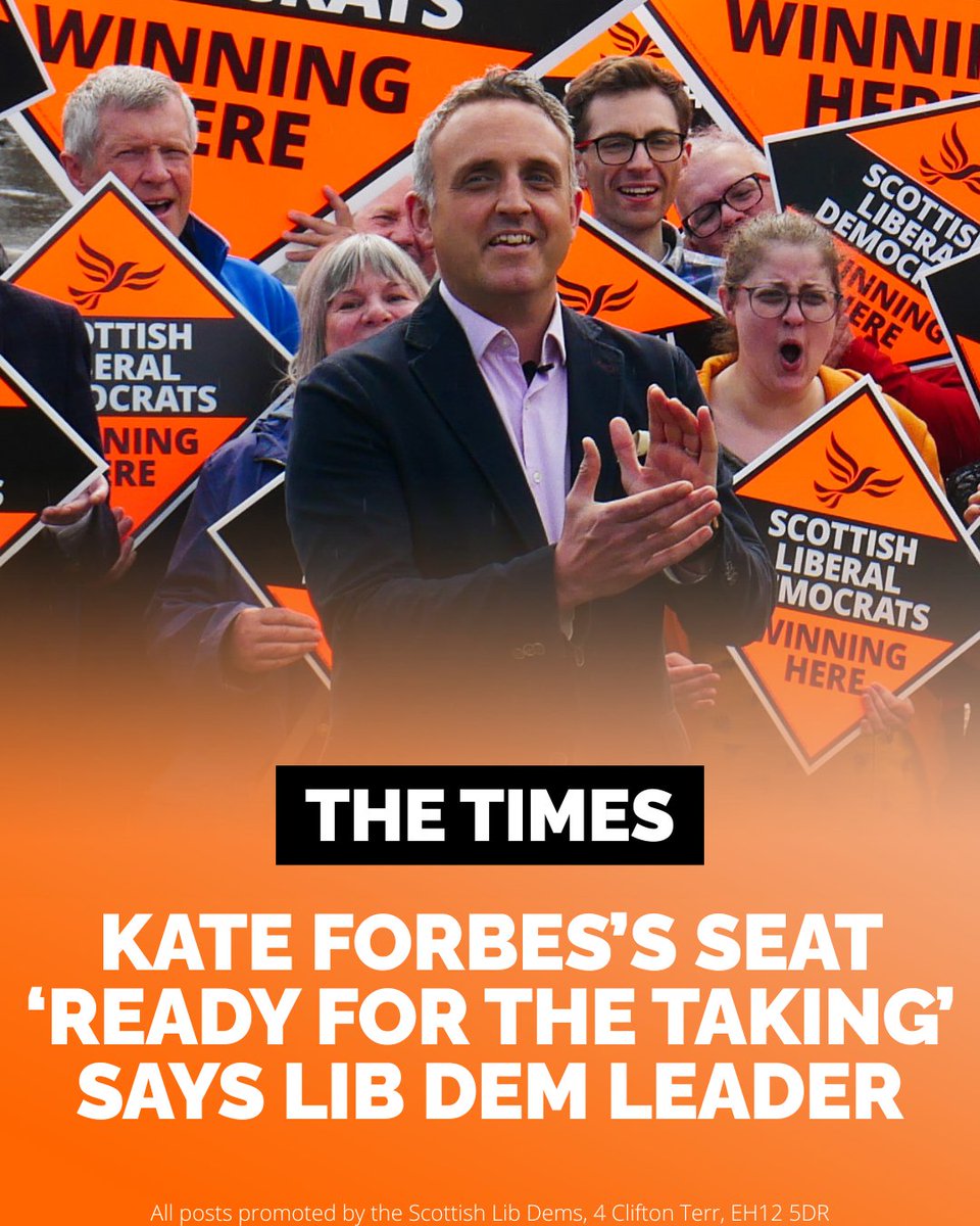 Skye, Lochaber and Badenoch is a top target seat for the Scottish Liberal Democrats.

More and more people are switching to us because they see that we are focused on the issues that matter and they know that our candidate, Andrew Baxter, is best placed to beat the SNP.