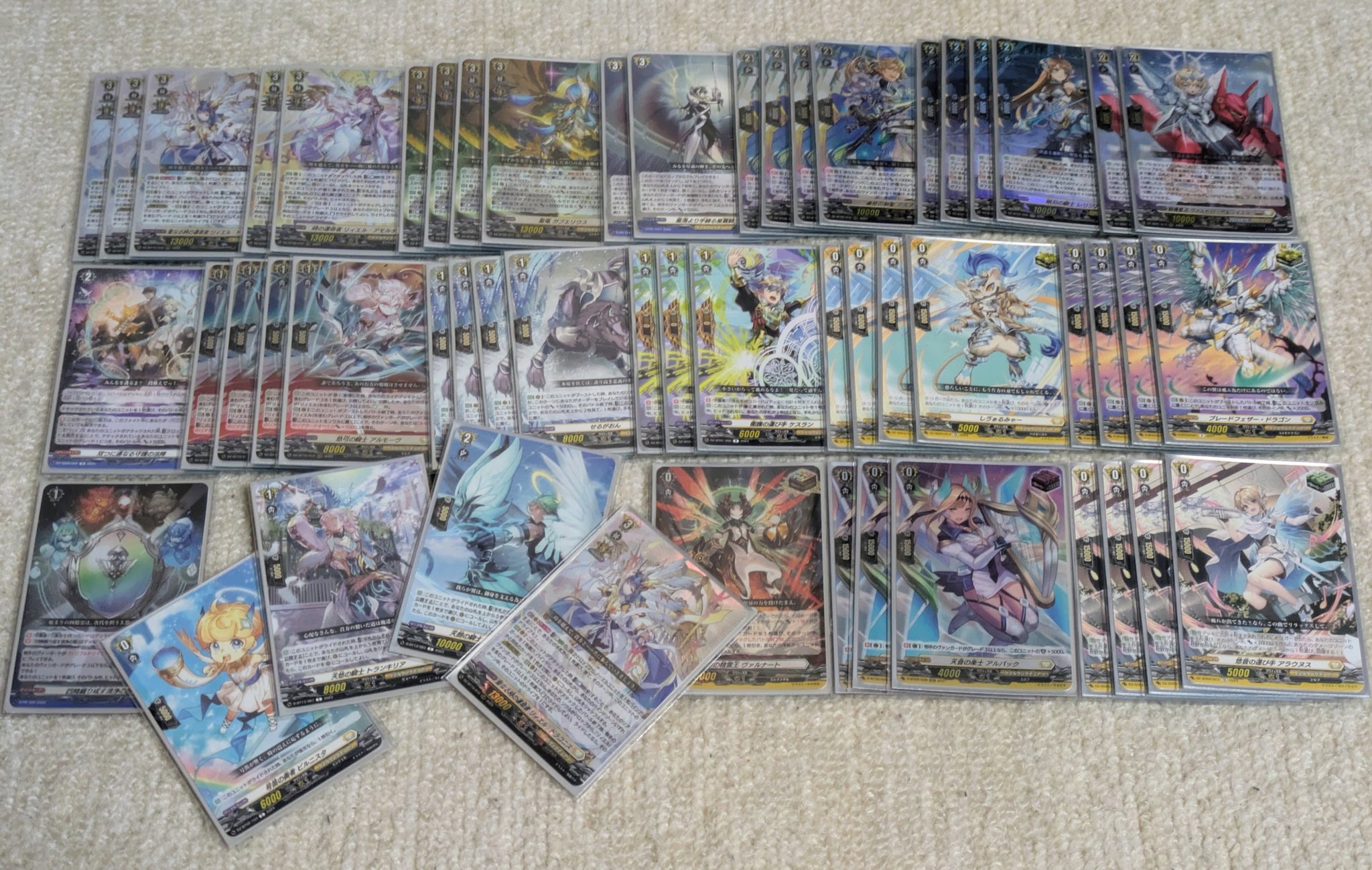 ヴァンガード 竜魂鳴導 リィエル＝ドラコニス デッキ ヴァンガード 竜魂鳴導 リィエル=ドラコニス rrr - メルカリ