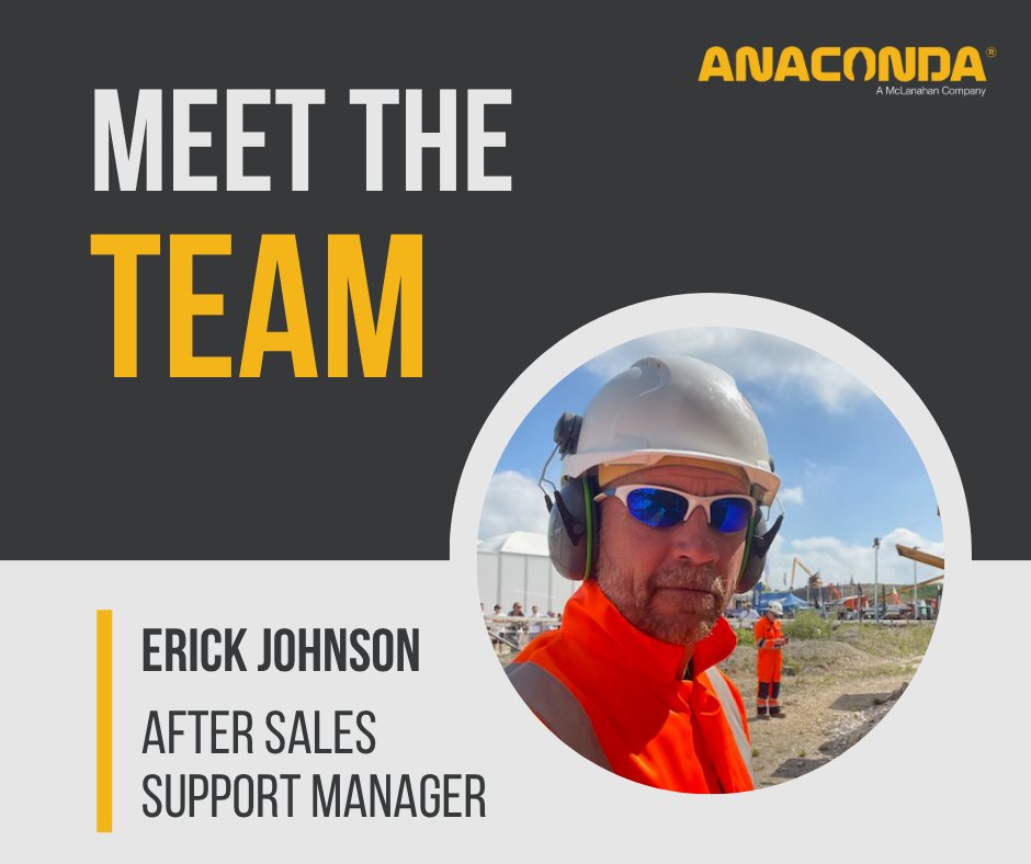 Meet Erick Johnson, After Sales Support Manager! 👋

Celebrating 12 years at Anaconda USA, he’s the go-to for tech fixes and dealer support.

Why Anaconda? 🗣️ “The people. Also, the sense of accomplishment after getting a customer through a difficult issue is a big one for me.”