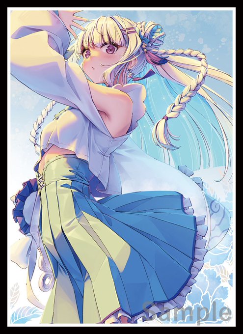 コミックマーケット/C106/Web頒布 新作情報
「リゼ」のスリーブとプレイマットになります。イラストはNABLACK様(@nablack)になります! 