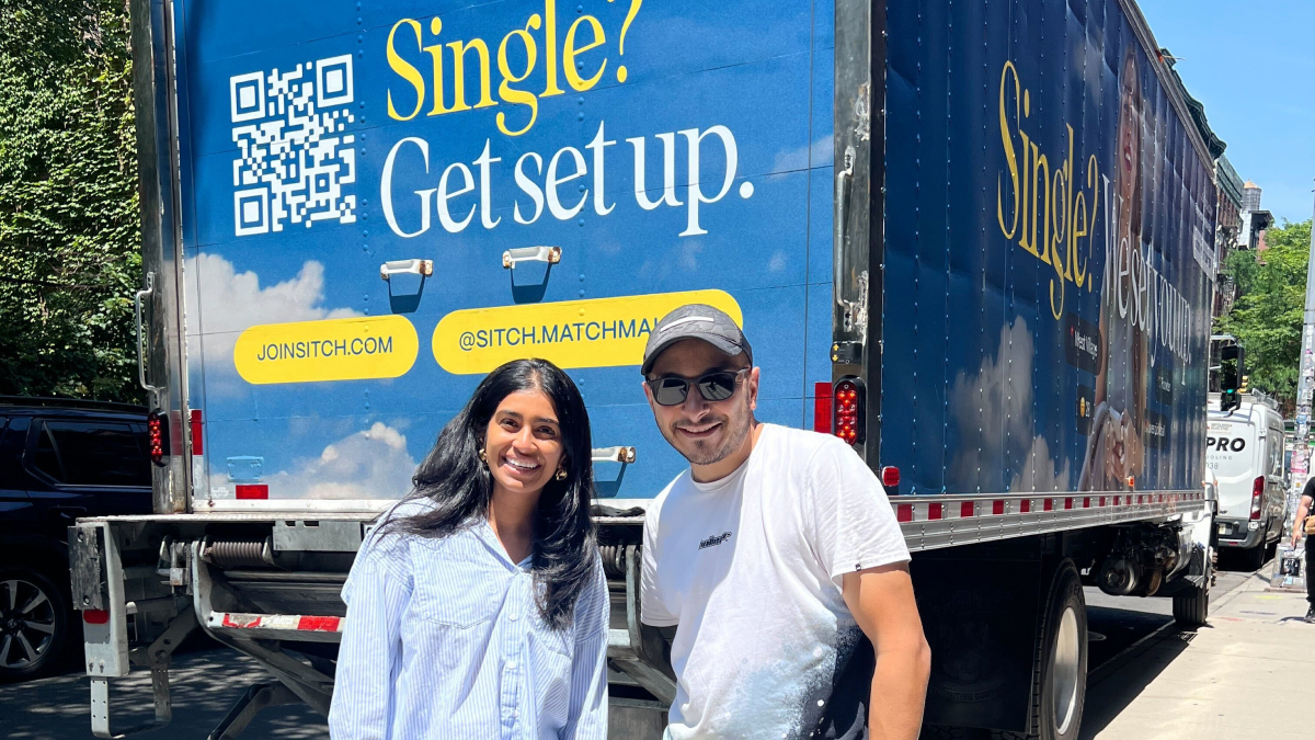๐ Adgile Media ๐ (@adgilemediagrp) on Twitter photo Dating apps broke dating. <a href="/joinsitch/">Sitch Matchmaking</a> is fixing it. 91% of setups lead to IRL dates. We hit NYC with a wrapped truck, thousands of roses & โBreak out of rose jailโ vibes. Now $5M raised & live in SF. Real setups. Real connection. <a href="/AdgileMediaGrp/">๐ Adgile Media ๐</a> Dating apps broke dating. <a href="/joinsitch/">Sitch Matchmaking</a> is fixing it. 91% of setups lead to IRL dates. We hit NYC with a wrapped truck, thousands of roses & โBreak out of rose jailโ vibes. Now $5M raised & live in SF. Real setups. Real connection. <a href="/AdgileMediaGrp/">๐ Adgile Media ๐</a>