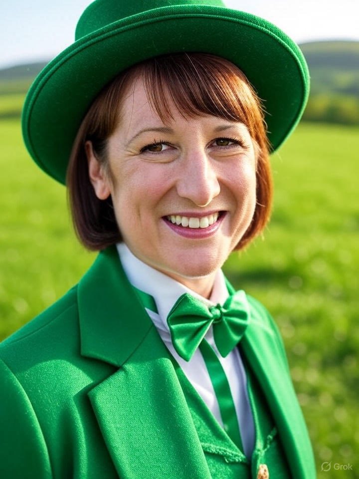 She’s off to Dublin now.