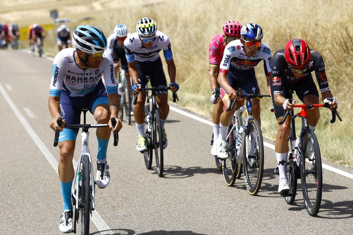 MeridaProRoadRacing (@meridaproroad) on Twitter photo Dai dai dai, @carusodamiano!
Having lost substantial time on GC yesterday, the highly experienced leader of <a href="/BHRVictorious/">Team Bahrain Victorious</a> has left his breakaway companions behind and is riding towards the finish line at #VueltaBurgos on his own.
#RideAsOne #rideforGino 📸 <a href="/SprintCycling/">SprintCycling</a> Dai dai dai, @carusodamiano!
Having lost substantial time on GC yesterday, the highly experienced leader of <a href="/BHRVictorious/">Team Bahrain Victorious</a> has left his breakaway companions behind and is riding towards the finish line at #VueltaBurgos on his own.
#RideAsOne #rideforGino 📸 <a href="/SprintCycling/">SprintCycling</a>