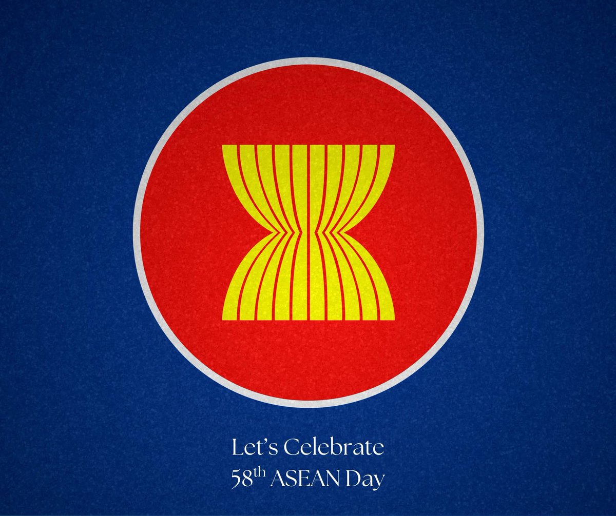 Happy ASEAN Day! 🎉

Today, we celebrate unity in diversity as we honour the spirit of cooperation, friendship, and progress among Southeast Asian nations.

#ASEANDay #TogetherForASEAN #UnityInDiversity