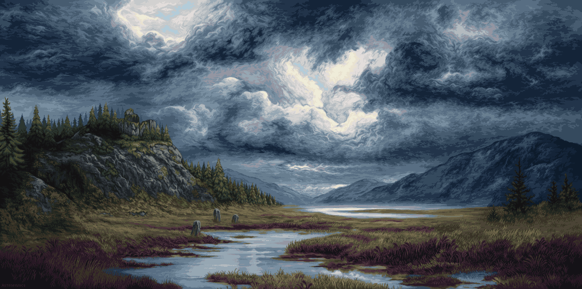 #pixelart #ドット絵 100 hours of work on loading screen art for roguelite Vaulted and... it's finally ready.