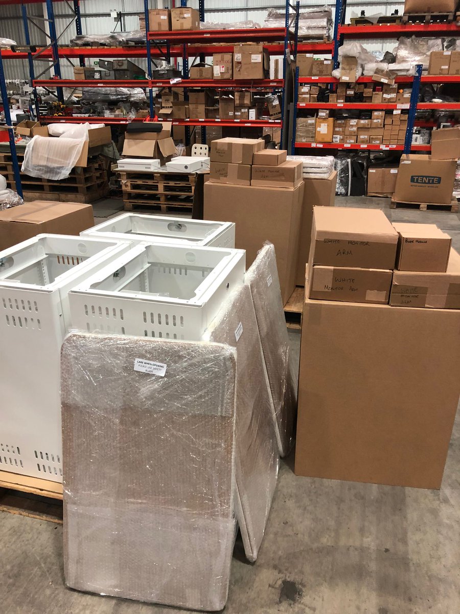 📦 📦 Finishing the week with a lot of packing  📦📦  These Control media lecterns are leaving us today for delivery to a integrator partner in Glasgow, For a university project we have been working on together.

#proav #EdTech #AVFurniture #MediaLectern #FridayFeeling