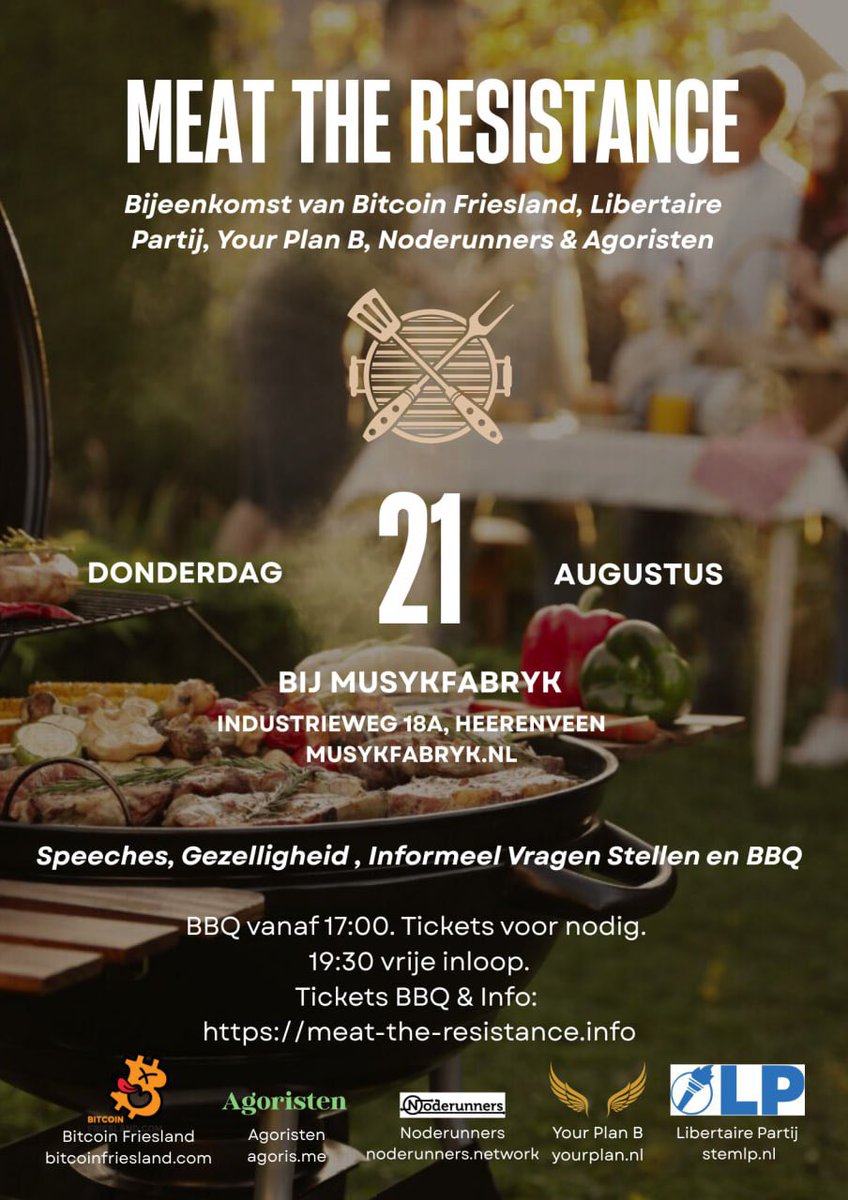 BBQ tijd!

Met lezingen en gezelligheid!

stemlp.nl/evenementen/me…