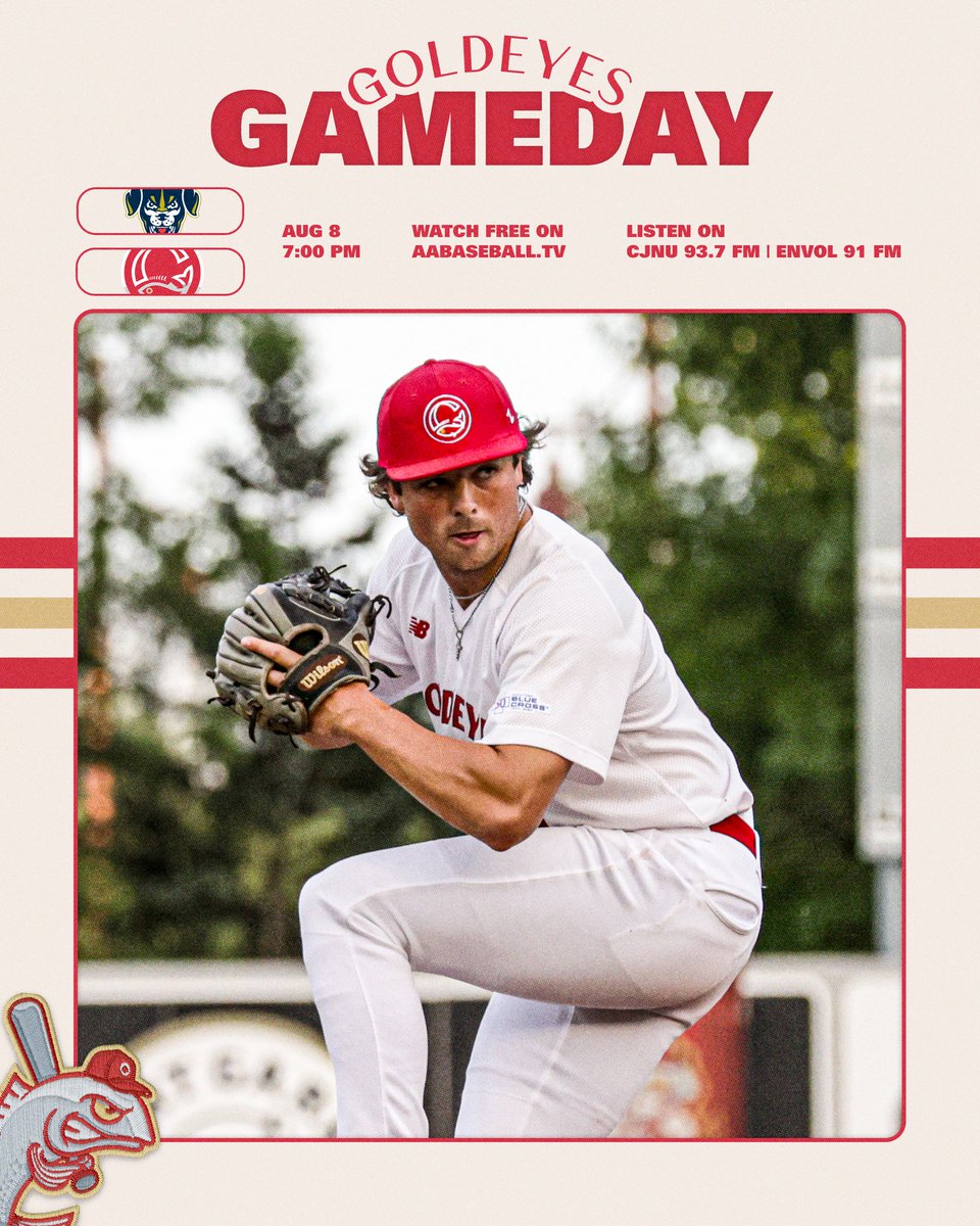 Winnipeg Goldeyes (@wpg_goldeyes) on Twitter photo It’s Manitoba Social Night at Blue Cross Park!
The first 1,000 fans through the gates will receive a social shirt presented by <a href="/ABCFireSafetyMB/">ABC Fire and Safety Equipment LTD</a>! 🤩
Gates open at 5:30pm, don’t miss out!
🆚 Lincoln Saltdogs
📍 Blue Cross Park
⏰ 7:00pm
📺 FREE on aabaseball.tv
🎧 It’s Manitoba Social Night at Blue Cross Park!
The first 1,000 fans through the gates will receive a social shirt presented by <a href="/ABCFireSafetyMB/">ABC Fire and Safety Equipment LTD</a>! 🤩
Gates open at 5:30pm, don’t miss out!
🆚 Lincoln Saltdogs
📍 Blue Cross Park
⏰ 7:00pm
📺 FREE on aabaseball.tv
🎧