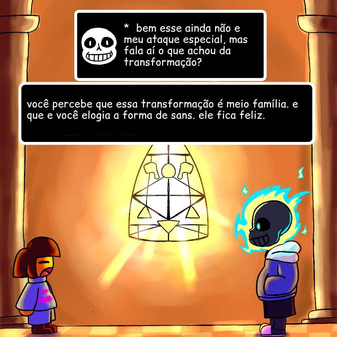 UNI_J4CK's tweet image. E se o sans realmente tivesse um ataque especial 3/5 
#digitalart #desenhodigital #comic #tirinha