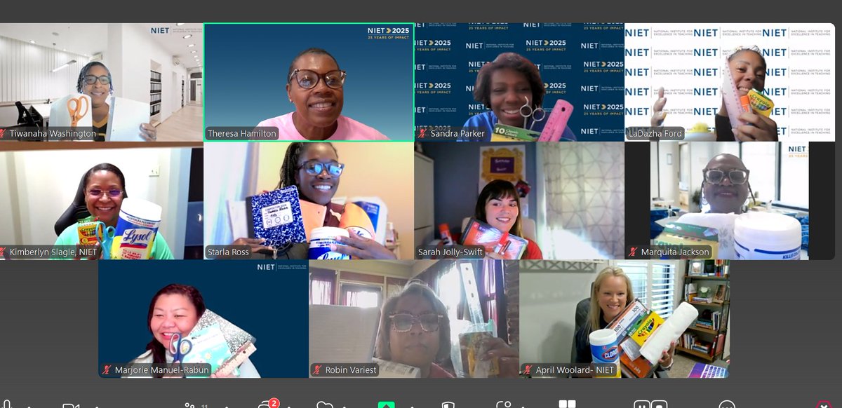 TheresaHamiton's tweet image. The School Supply Scavenger Hunt was real this morning. Winners were @SwiftStudy1 @AprilWoolard4  @NIETSRoss 
The @NIETteach Specialists were scurrying around looking for supplies. 
#BackToSchoolLearning
@ChristinaHulin