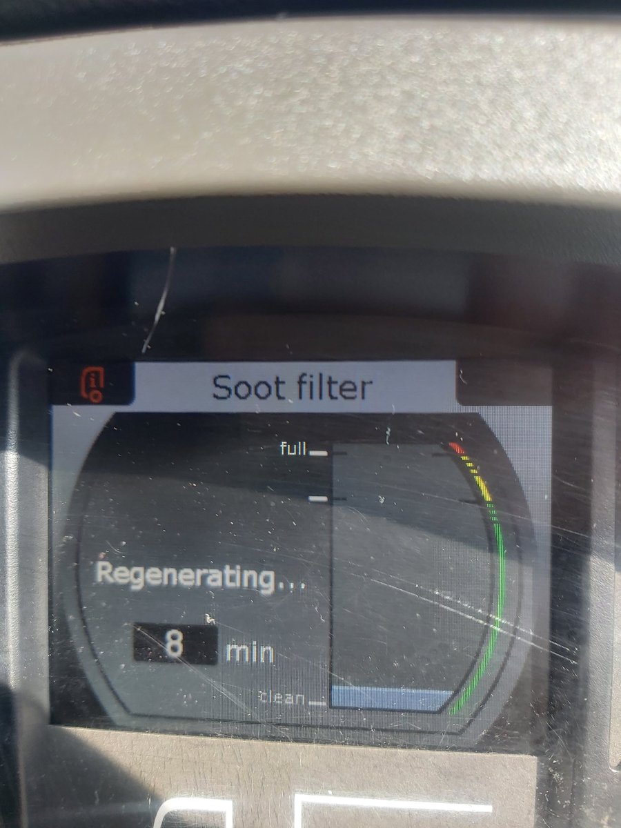Ahh good old emissions rules. Rather than polluting the environment we are going to make diesel trucks have a filter for diesel particulates so they don't go into the atmosphere... then when the filter gets full we need the truck to park up for an hour revving up to burn it off🙄