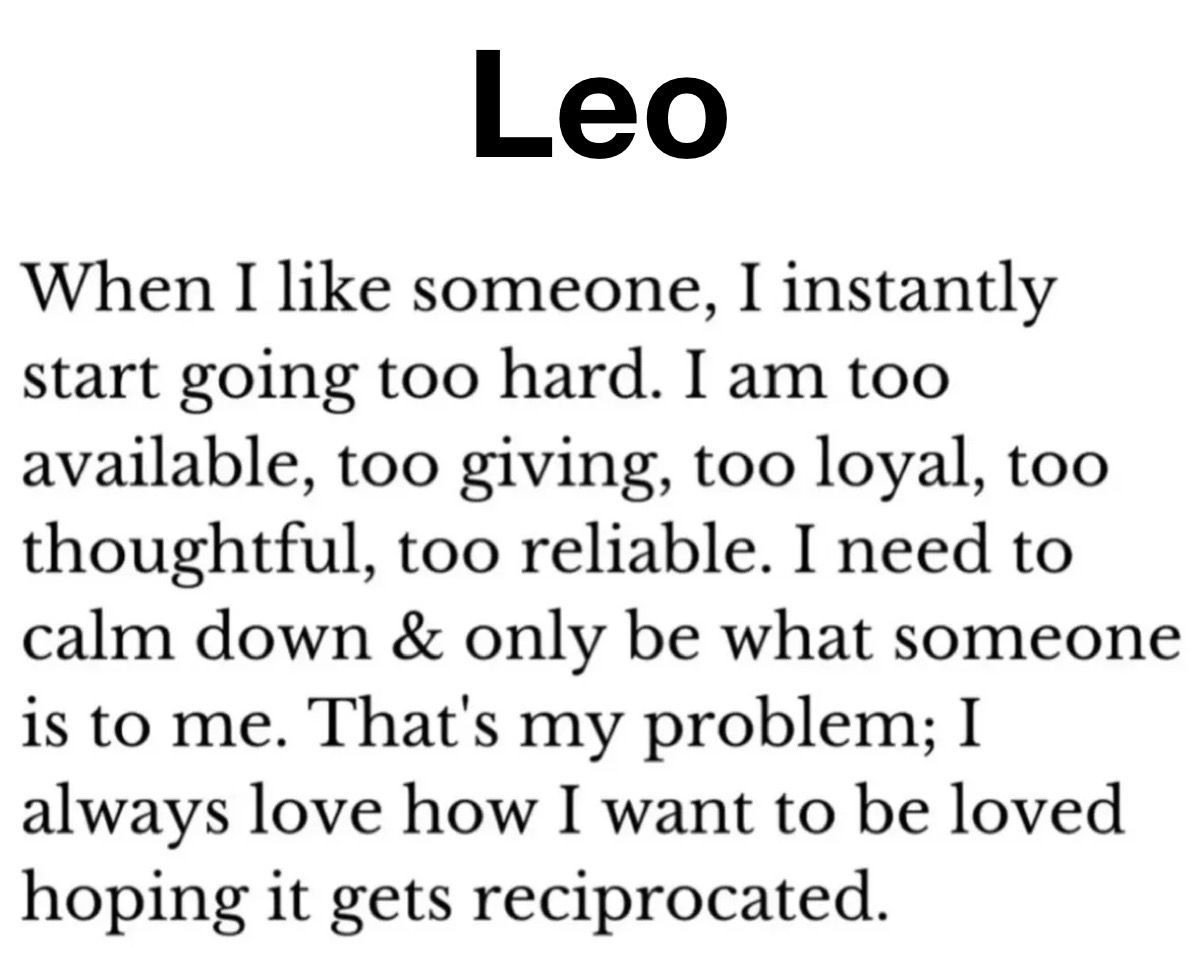 #Leo facts 👏🏼